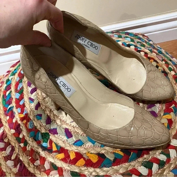 Jimmy Choo  snakeskin heels - Picture 3 of 6